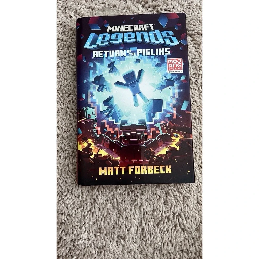 Minecraft Legends Return of the Piglins Matt Forbeck 2023 Hardcover